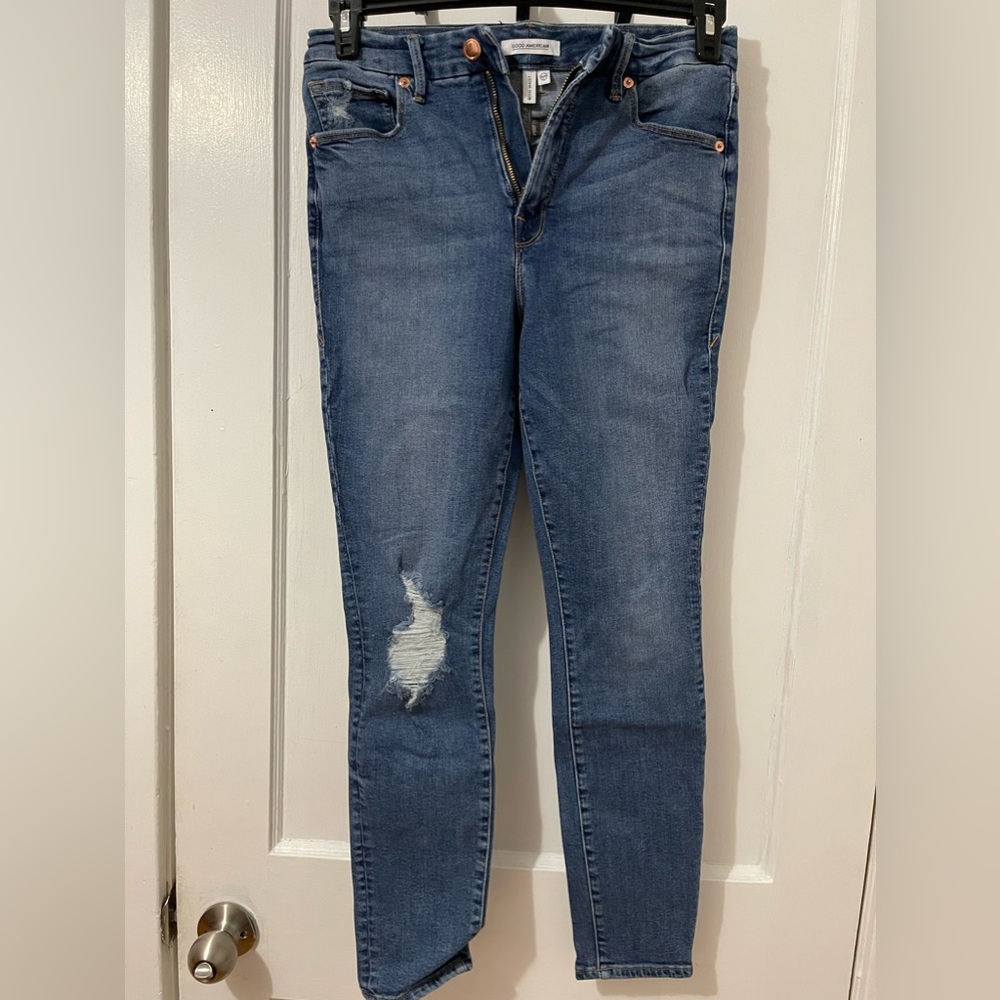 GOOD AMERICAN Good Waist Jeans Size 10/30